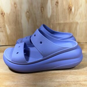 Crocs Classic Crush Periwinkle Sandals Women’s Size 9